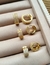 Trio argolinha zirconias