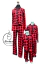 Imagen de Pijama Cuadros Rojo/Negro Botones - Adultos