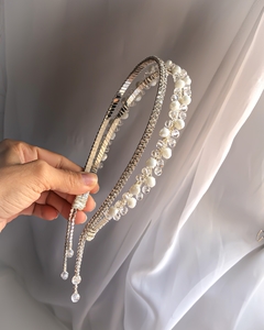 Tiara dupla Cristal - comprar online