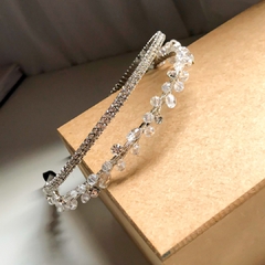 Tiara dupla strass na internet