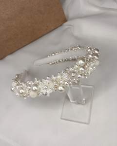 Tiara em Bordado colombiano - Li Art Acessórios de Luxo