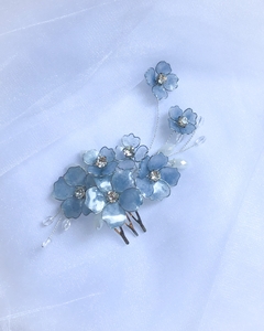 Arranjo Floral Azul Serenity “Yvi” Madrinha - loja online