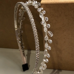Tiara dupla strass - comprar online