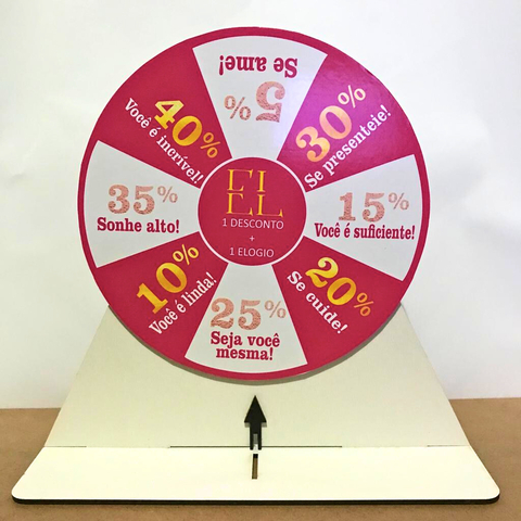 Roleta de brindes: para festas e lojas