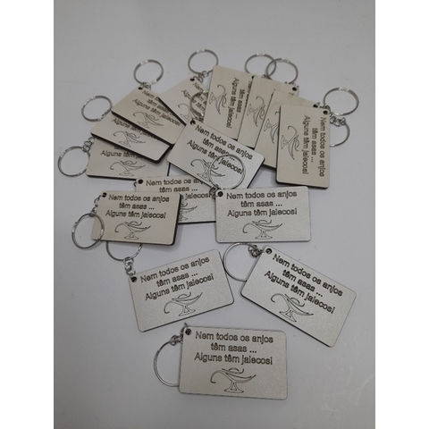 Kit 40 Chaveiros enfermagem mdf