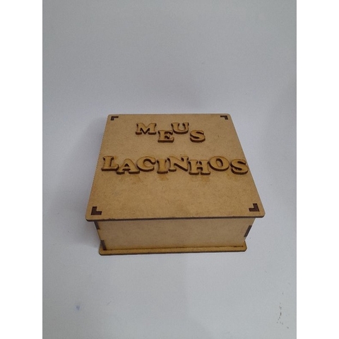 Caixa meus lacinhos 15cm