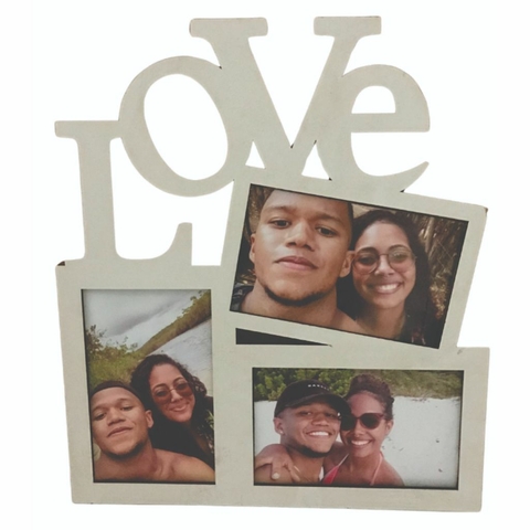 Love dia dos namorados Porta Retrato branco , preto ,rosa ou vermelho