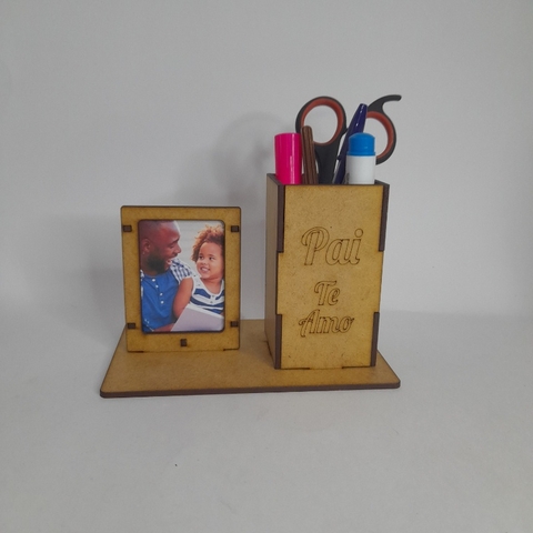 Kit 10 Lembranças dia dos pais porta caneta