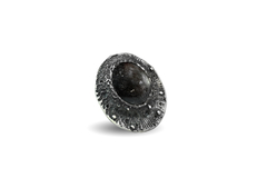 La Naturaleza de la Materia Silver Obsidian Ring on internet