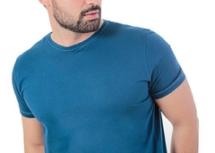Camiseta Premium Pima Azul - comprar online