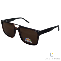 Imagem do Opala - Marrom Mesclado e Transparente com lentes fumês – Óculos de Sol