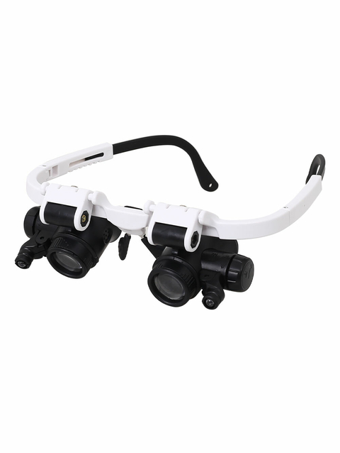 Óculos Lupa Dupla com Led