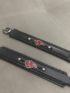 Pulseira de Couro Naruto Akatsuki - loja online