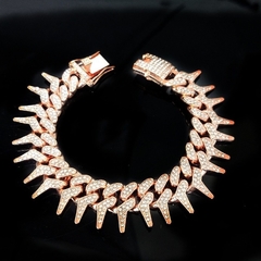 PULSEIRA SHARK ICE CUBAN ROSE CRAVEJADA