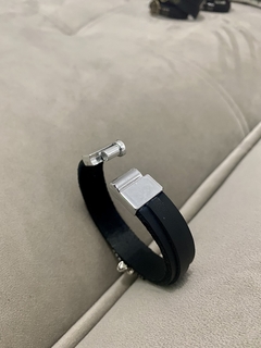 Pulseira de Couro Caveira Silver na internet