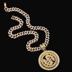 Imagem do Corrente Money ice cuban gold cravejada em vvs