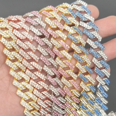 Pulseira Dubai ice blue cravejada de diamante na internet