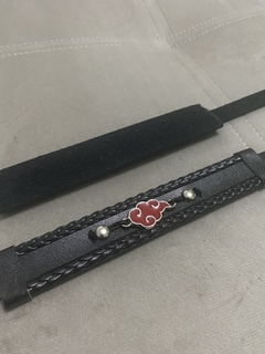 Pulseira de Couro Naruto Akatsuki - comprar online