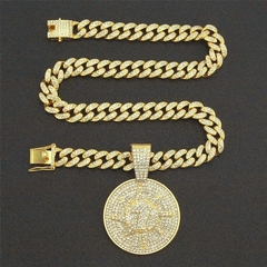 Corrente seven 7 ice cuban gold cravejada em vvs na internet