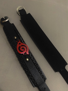 Pulseira de Couro Naruto Konoha na internet