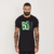 Camiseta Buh Calor Preta Slim Barra Arredondada