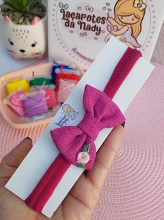 Faixa Maraisa com bordado de rosinhas - comprar online