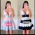 Vestido Curto Moda Verão 2 Cores - comprar online
