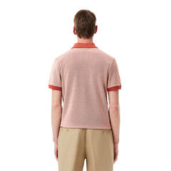 Camiseta Polo Lacoste Vermelha Caviar Textured na internet