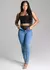 Calça Jeans Feminina Super Lipo Sawary Com Cinta Compressora