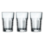 Copo vidro bourbon Super Resistente Kit 3 Peças De 360ml Cada