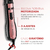 Escova Rotativa Mondial ER-10 1200W, Rose/Preto 127V