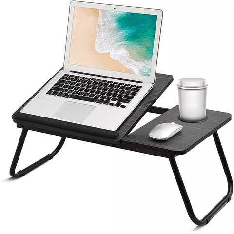 Mesa Portatil E Dobravel Para Notebook Cama Home Office Porta Copo M49 LY
