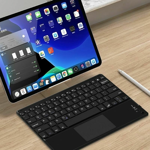 Teclado Sem Fio Bluetooth Com TouchPad Recarregável Da KapBom KA-690 - comprar online