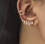 Brinco Feminino Ear Cuff com Strass