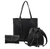 Bolsa Feminina Kit 3 Peças