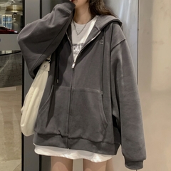 Moletom feminino estilo coreano Harajuku