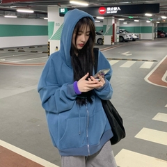 Moletom feminino estilo coreano Harajuku