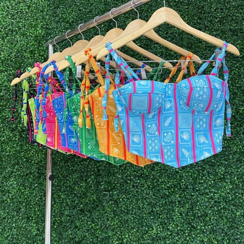 Cropped alcinha amarrada