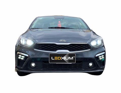 Luces LED para altas en KIA Forte años 2016 al 2021