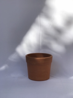 Vaso de cerâmica artesanal para plantas - Modelo Begônia na internet