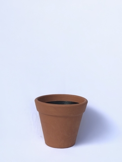 Vaso de cerâmica artesanal para plantas - Modelo comum na internet