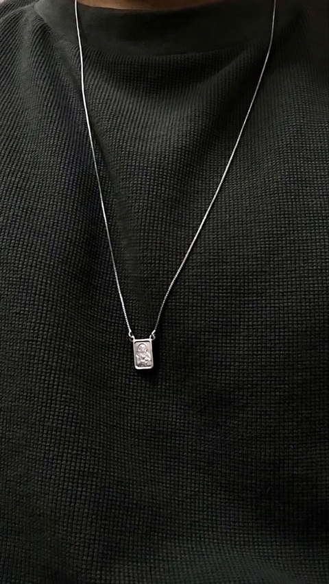 Escapulário de Prata Clássico