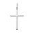Crucifixo Cruz Lisa Prata 925 P