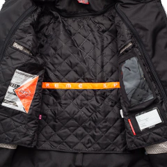 Jaqueta Premium TEXX Armor Lady Feminino Preto com Cinza e Laranja - M - Moto Acessórios Idealpravc
