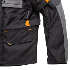 Jaqueta Premium TEXX Armor Lady Feminino Preto com Cinza e Laranja - M - loja online