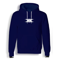 Moletom Unissex Texx Racing Azul E Branco G