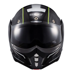 Capacete Unissex Texx Stratos 180 Scratched Preto+Verde - 60 na internet