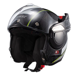 Imagem do Capacete Unissex Texx Stratos 180 Scratched Preto+Verde - 60