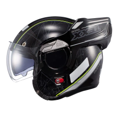 Capacete Unissex Texx Stratos 180 Scratched Preto+Verde - 60 na internet