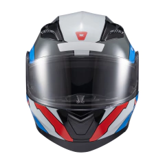 Capacete Texx Escamot Gladiator V3 Reisen Azul Verm Branc 56 []